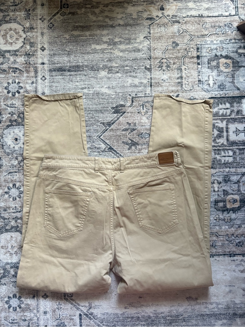 Peter millar mens khaki tan pants size 38